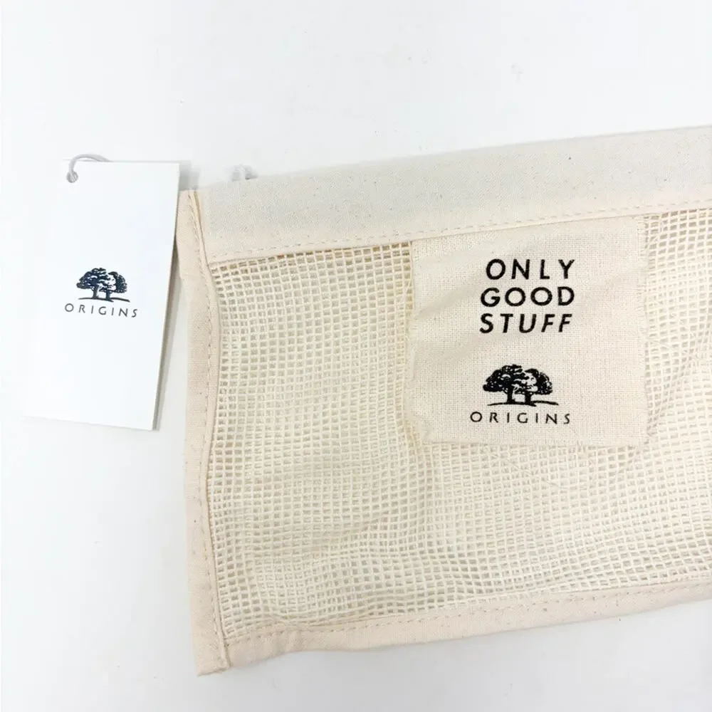 NWT Origins Beige Mesh Cosmetic Case Organizer